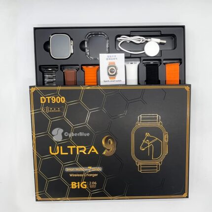 DT 900 Ultra 9 SmartWatch With Free 7 Straps
